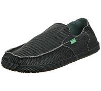 Sanuk Herren Rounder Slipper, Schwarz-Pirate Black, 43 EU