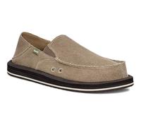 Sanuk Herren-Schlupfschuhe Donny, Herrenschuhe, Loafer, Memory-Schaum-Fußbett, Braun, 48 EU