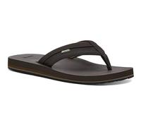 Sanuk Herren Ziggy Flipflop, Schwarz, 43 EU