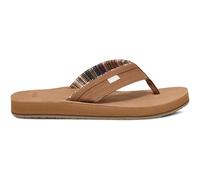 Sanuk Herren Ziggy St Suede Flip-Flop, Dark Tan, 47 EU