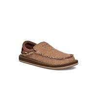 Sanuk Men's Chiba Jute Loafer, Braun, 41 EU