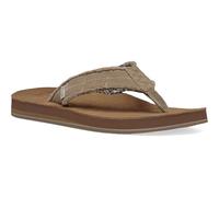 Sanuk Men's Fraid Not Soft Top Flip Flop, Natural, 7