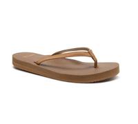 Sanuk Yoga Joy Damen-Flip-Flops, Yogamatten-Fußbett, Sandalen für Damen, Yoga-Sandalen, Strandsandalen für Damen, Hellbraun, 9