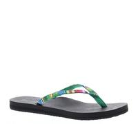 Sanuk Yoga Joy Funk Frauen Flip Flop Farbe: Baja Größe: 5US (36EU)