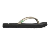 Sanuk, Yoga Spree 4 Flip-Flops für Damen, Yoga-Sandalen, Strandsandalen mit Memory Foam-Fußbett, Champagner, 38.5 EU