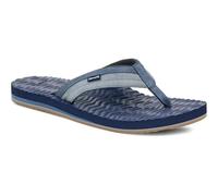 Sanuk Ziggy Plush Herren-Flip-Flops für Herren, Strandsandalen, wasserfreundlich und leicht, Komfort-Fußbett, Blau, 43 EU