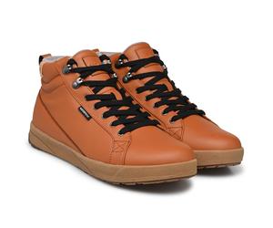 Saola Alltagschuhe-Sneaker Bergen Waterproof (Leder, wasserdicht) braun Herren, Größe 46