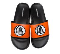 SaoTi Dragon-Flip-Flops, Z-Sandalen, sportlich, Orange und Schwarz, mit Ärmeln, für Strand, Pool und Sommer, lässig, orange, 38 EU