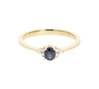 Saphir Ring Gold 585 mit Diamanten JL10-07-3571 JuwelmaLux