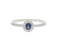 Saphir Ring Weißgold 585 Brillanten JL10-07-0089 JuwelmaLux