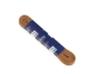 Saphir Round Waxed Laces - Light Brown - 75 cm Dünne runde gewachste Schnürsenkel Schuhpflege