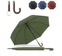 Sapor Design Regenschirm Stockschirm sturmfest Auf-Automatik windsicher | groß & stabil für 2 Personen Damen & Herren | Golfschirm Reise - 123 cm Ø elegant | MODERN/CLASSIC