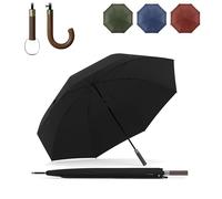 Sapor Design Regenschirm Stockschirm sturmfest Auf-Automatik windsicher | XXL groß & stabil für 2 Personen Damen & Herren | Golfschirm Reise - 123 cm Ø elegant | SAPOR MODERN