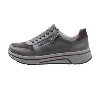 ara Damen Sapporo Sneaker, Steel,ANTHRAZIT,Amarone, 39 EU Weit