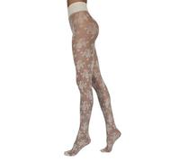 Sarah Borghi Strumpfhose aus Spitze Damen 20 Den Lycra, Spitzenstrumpfhose Komfort, Made in Italy