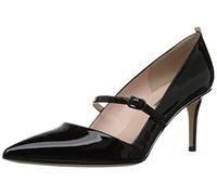 Sarah Jessica Parker SJP by Damen Nirvana 70 Mary Jane Pumps mit spitzer Zehenpartie, Schwarzes Lackleder, 39.5 EU