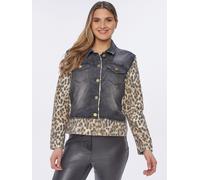 Sarah Kern Jeansjacke Lady Leo 38/40 braun-anthrazit