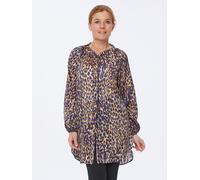 Sarah Kern Longbluse Exquisite LEO 34 braun-blau