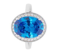 Sarah Kern LUXURY Entourage-Ring ""Royal Kiss"", Zirkonia, Silber 925 rhodiniert 20 rhodiniert