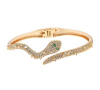 Sarah Kern LUXURY online Armspange ""Elegant Viper Dance""; 363 Zirkonia x vergoldet