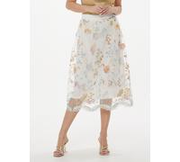 Sarah Kern Tüllrock Floral bestickt 42 cremé-rosé