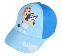 sarcia.eu Bluey Bingo Baumwoll-Baseballkappe für Jungen (DE/NL/SE/PL, Numerisch, 54, 55, Blau Bluey)