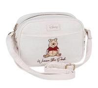 sarcia.eu Damen Umhängetasche mit verstellbarem Riemen, kleine Handtasche, cremefarbene 21x16x8 cm (Minnie Mouse)