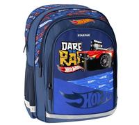 sarcia.eu Hot Wheels RUCKSACK Blauer Rucksack für Jungen, Schulrucksack 41x30x20cm STARPAK (Hot Wheels A)