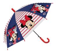 sarcia.eu Minnie Mouse Transparenter Automatik-Kinderregenschirm, faltbar (Minnie Mouse)