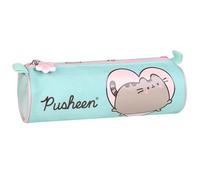 sarcia.eu Pusheen Schulmäppchen für Mädchen, rund, Röhrenform, Schulsachenetui, Mint 22x8x8cm (Pusheen Rund B)
