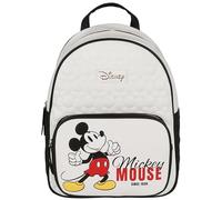 sarcia.eu Rucksack aus Öko-Leder für Jugendliche, geräumiger Damen Stadtrucksack (Mickey Mouse, 23x10x32cm)