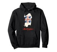 Sardegna Karte Vier Mauren Sardinien Italien Pride Design Pullover Hoodie