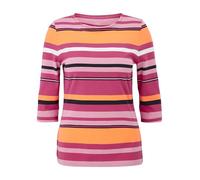 JOY Sarina 3/4 Arm Shirt Fuchsia RED Stripes - 44