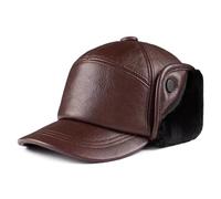 SaryEdge Herren-Fliegermützen, Hüte, Lederhüte, Mützen mit Ohrenklappen, Winter-Baseballkappen, JL