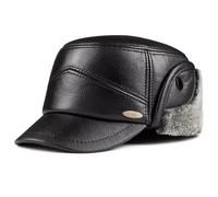 SaryEdge Herren-Fliegermützen, Hüte, Lederhüte, Mützen mit Ohrenklappen, Winterbaseballkappen, CL