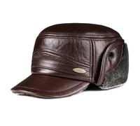 SaryEdge Herren-Fliegermützen, Hüte, Lederhüte, Ohrenklappenmützen, Winterbaseballkappen, GL