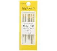 Sashiko Sticknadel-Set mit 6 Sticknadeln & Einfädler Hodamari Cosmo Made in Japan