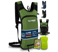 SASMO Fahrradrucksack Herren & Damen mit Thermofach - MTB Rucksack | Fahrrad rucksack, Helmnetz, Regenschutz, isoliertes Fach, Skirucksack, wasserdicht, ideal für Kurzstrecken, Sport & Alltag