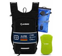 SASMO Fahrradrucksack Herren & Damen mit Thermofach - MTB Rucksack | Fahrrad rucksack, Helmnetz, Regenschutz, isoliertes Fach, Skirucksack, wasserdicht, ideal für Kurzstrecken, Sport & Alltag