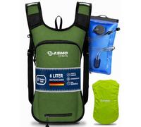 SASMO Fahrradrucksack Herren & Damen mit Thermofach - MTB Rucksack | Fahrrad rucksack, Helmnetz, Regenschutz, isoliertes Fach, Skirucksack, wasserdicht, ideal für Kurzstrecken, Sport & Alltag