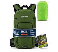 SASMO Fahrradrucksack Herren & Damen mit Thermofach - MTB Rucksack | Fahrrad rucksack, Helmnetz, Regenschutz, isoliertes Fach, Skirucksack, wasserdicht, ideal für Kurzstrecken, Sport & Alltag