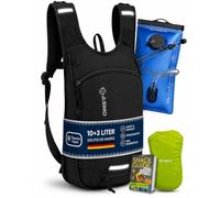 SASMO Fahrradrucksack Herren & Damen mit Thermofach - MTB Rucksack | Fahrrad rucksack, Helmnetz, Regenschutz, isoliertes Fach, Skirucksack, wasserdicht, ideal für Kurzstrecken, Sport & Alltag