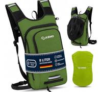 SASMO Fahrradrucksack Herren & Damen mit Thermofach - MTB Rucksack | Fahrrad rucksack, Helmnetz, Regenschutz, isoliertes Fach, Skirucksack, wasserdicht, ideal für Kurzstrecken, Sport & Alltag