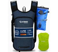 SASMO Fahrradrucksack Herren & Damen mit Thermofach - MTB Rucksack | Fahrrad rucksack, Helmnetz, Regenschutz, isoliertes Fach, Skirucksack, wasserdicht, ideal für Kurzstrecken, Sport & Alltag