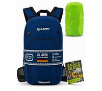 SASMO Fahrradrucksack Herren & Damen mit Thermofach - MTB Rucksack | Fahrrad rucksack, Helmnetz, Regenschutz, isoliertes Fach, Skirucksack, wasserdicht, ideal für Kurzstrecken, Sport & Alltag