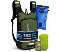 SASMO Fahrradrucksack Herren & Damen mit Thermofach - MTB Rucksack | Fahrrad rucksack, Helmnetz, Regenschutz, isoliertes Fach, Skirucksack, wasserdicht, ideal für Kurzstrecken, Sport & Alltag