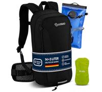 SASMO Fahrradrucksack Herren & Damen mit Thermofach - MTB Rucksack | Fahrrad rucksack, Helmnetz, Regenschutz, isoliertes Fach, Skirucksack, wasserdicht, ideal für Kurzstrecken, Sport & Alltag