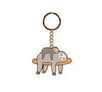 Sass & Belle Schlüsselanhänger in Capybara-Form, grau, One size