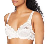 Sassa Damen Bügel-BH BH 24660 – Gr. 90D, Spitze – Beige (Pearl 233)