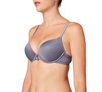 Sassa Push-up-BH PURE ANIMAL Damen 85A Grau (Dusty Grey 580) 85% Polyester/15% Elasthan